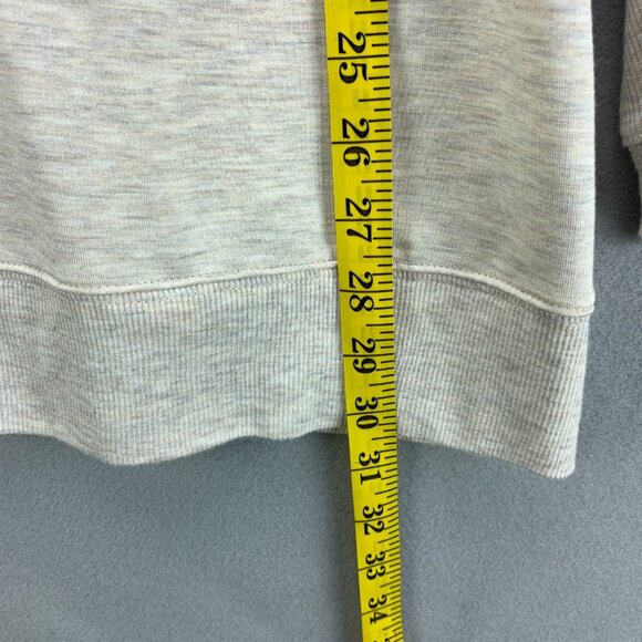 Soft Surroundings Sweatshirt Womens Medium Oatmeal Heather Pullover Athleisure - Picture 8 of 14